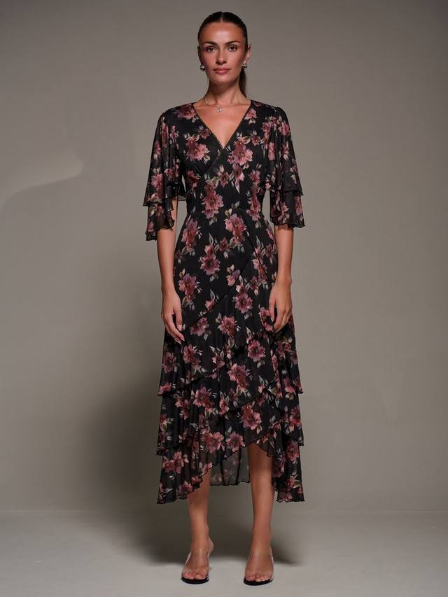 Платье с рюшами и сеткой Jolie Moi, Red
Платье с рюшами и сеткой Jolie Moi, Red