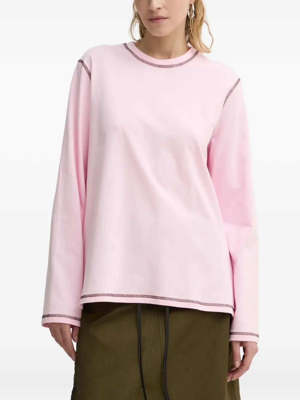 Футболка с тисненой строчкой Résumé, розовый
Футболка с тисненой строчкой Résumé, розовый