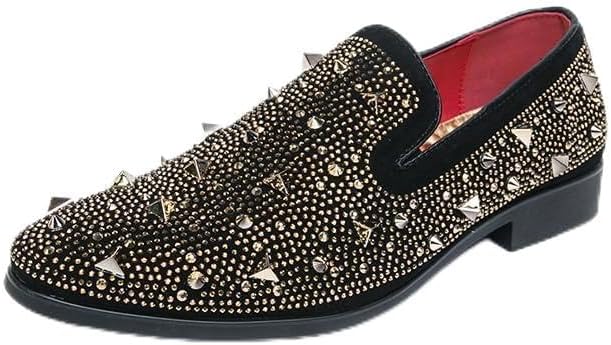 Мужские черные бархатные слипоны лоферы на плоской подошве с золотыми шипами, модные тапочки без задника, сабо, противоскользящие шлепанцы для мужчин и женщин, дизайнерские шипы и заклепки, роскошные туфли для свадьбы, вечеринки и выпускного Sen...
Мужские черные бархатные слипоны лоферы на плоской подошве с золотыми шипами, модные тапочки без задника, сабо, противоскользящие шлепанцы для мужчин и женщин, дизайнерские шипы и заклепки, роскошные туфли для свадьбы, вечеринки и выпускного Sen...