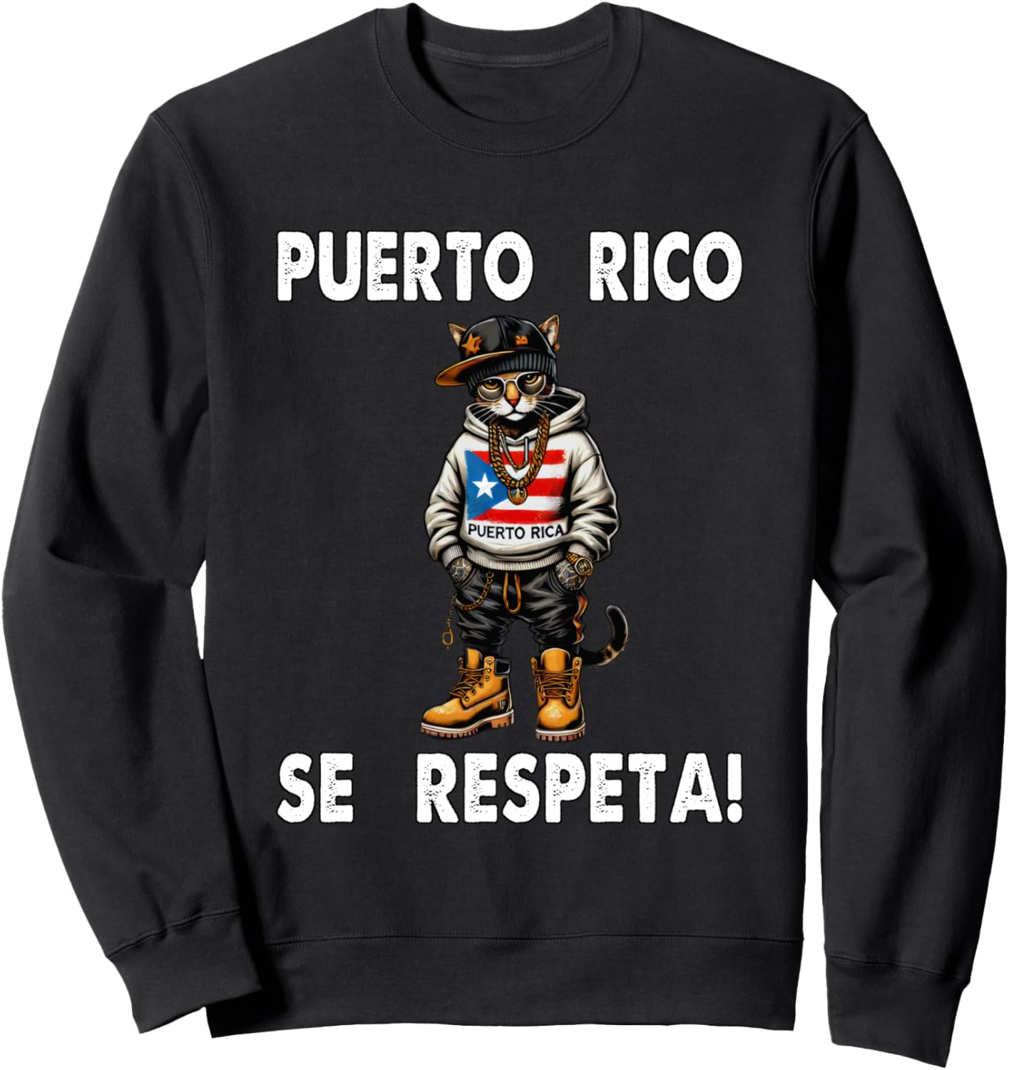 Толстовка с капюшоном и флагом Пуэрто-Рико Cerespeta Boricua, толстовка с изображением кота в знак протеста Puerto Rico Se Respeta Collection, More Here, черный
Толстовка с капюшоном и флагом Пуэрто-Рико Cerespeta Boricua, толстовка с изображением кота в знак протеста Puerto Rico Se Respeta Collection, More Here, черный