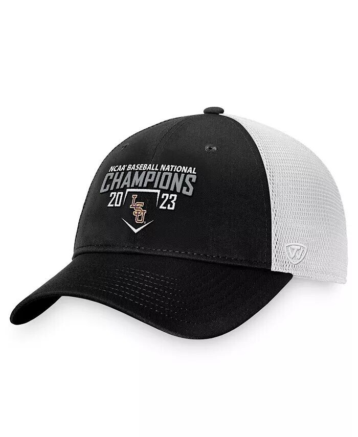 Мужская и женская черная, белая бейсболка LSU Tigers 2023 NCAA Men's Baseball College World Series Champions Trucker Adjustable Hat Top of the World
Мужская и женская черная, белая бейсболка LSU Tigers 2023 NCAA Men's Baseball College World Series Champions Trucker Adjustable Hat Top of the World