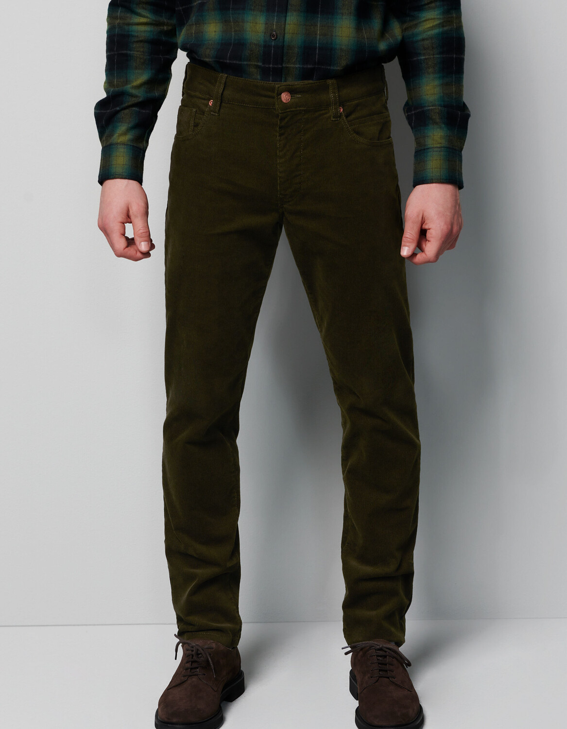 Тканевые брюки Meyer Five Pocket, темно зеленый
Тканевые брюки Meyer Five Pocket, темно зеленый