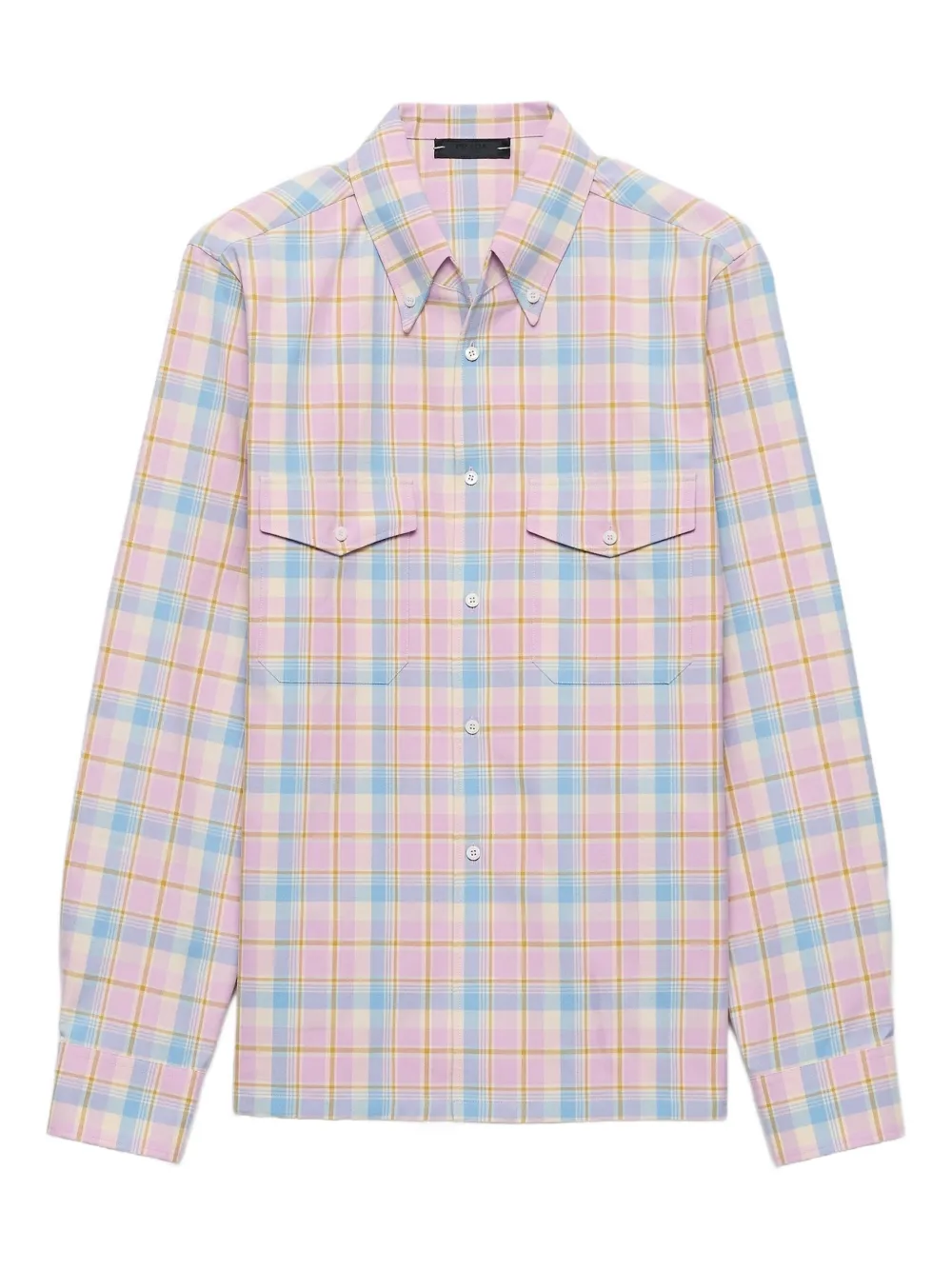 Клетчатая рубашка с накладным карманом Prada
Клетчатая рубашка с накладным карманом Prada