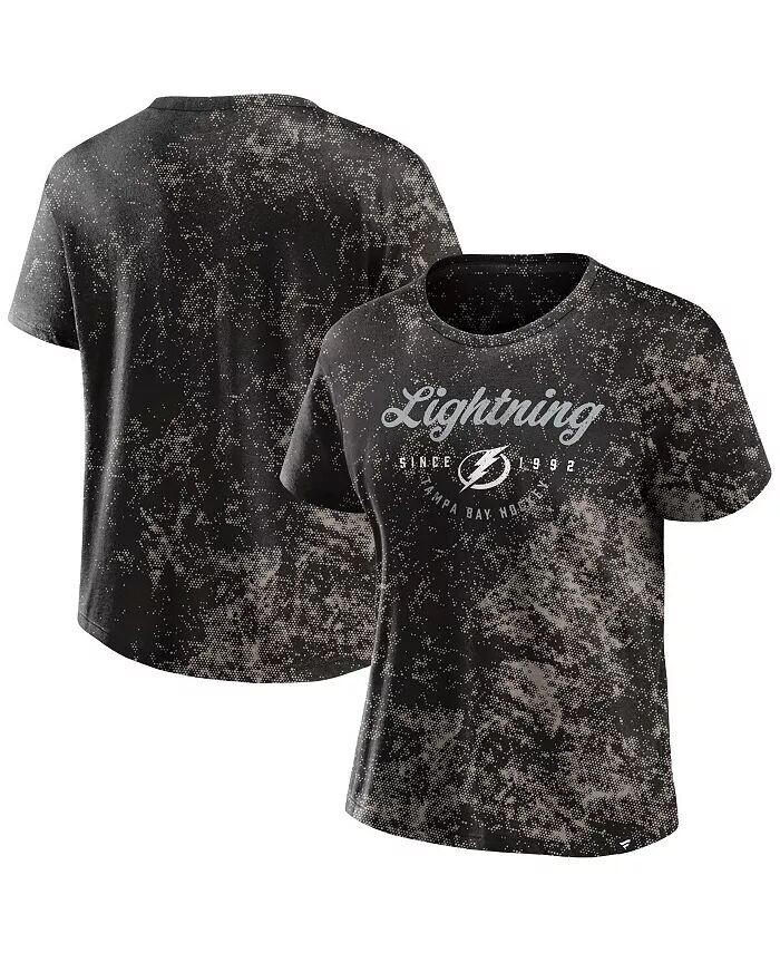 Женская черная футболка Tampa Bay Lightning Breakaway Fanatics, черный
Женская черная футболка Tampa Bay Lightning Breakaway Fanatics, черный