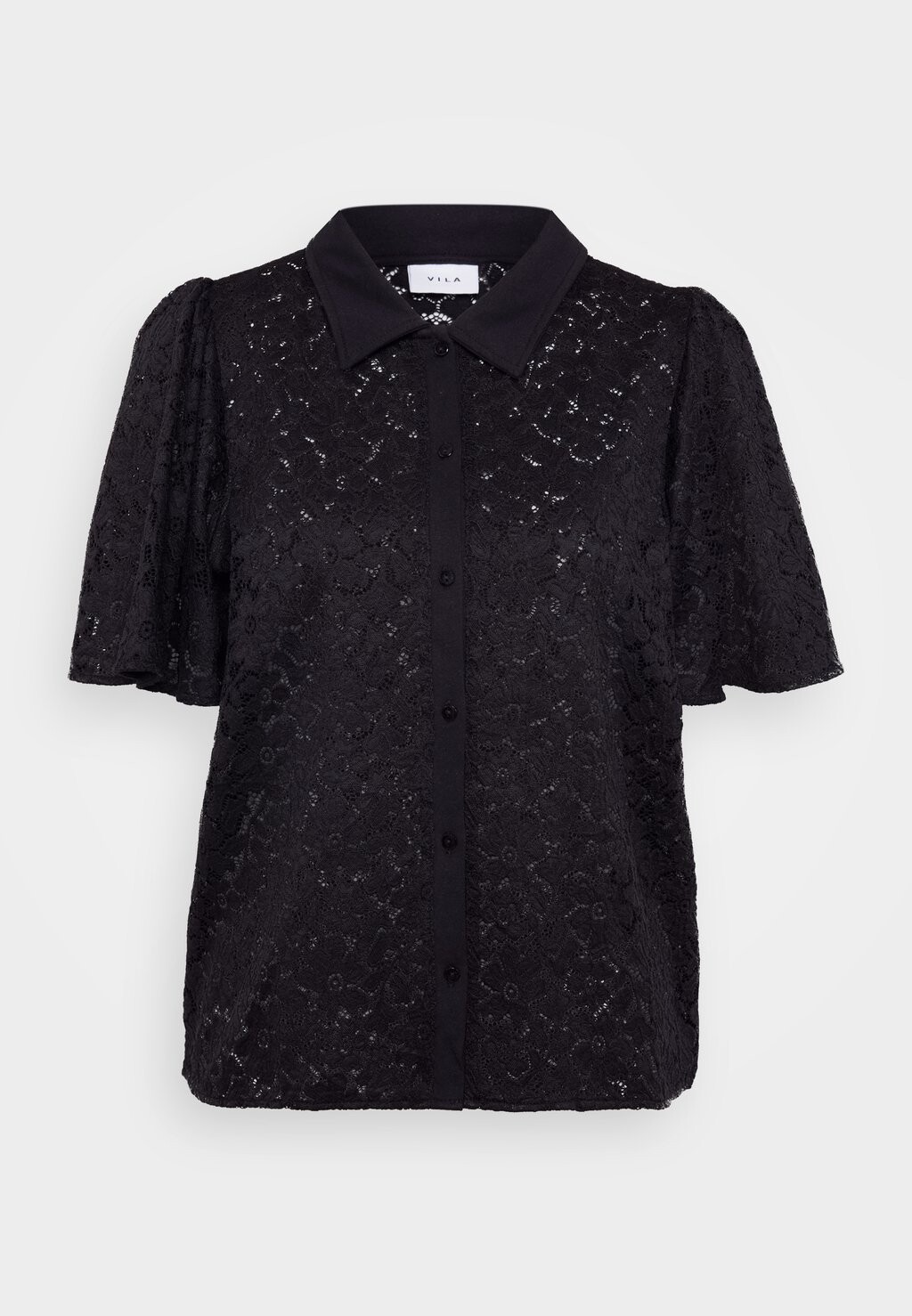 Блузка на пуговицах Vijonia Shirt VILA, черная
Блузка на пуговицах Vijonia Shirt VILA, черная