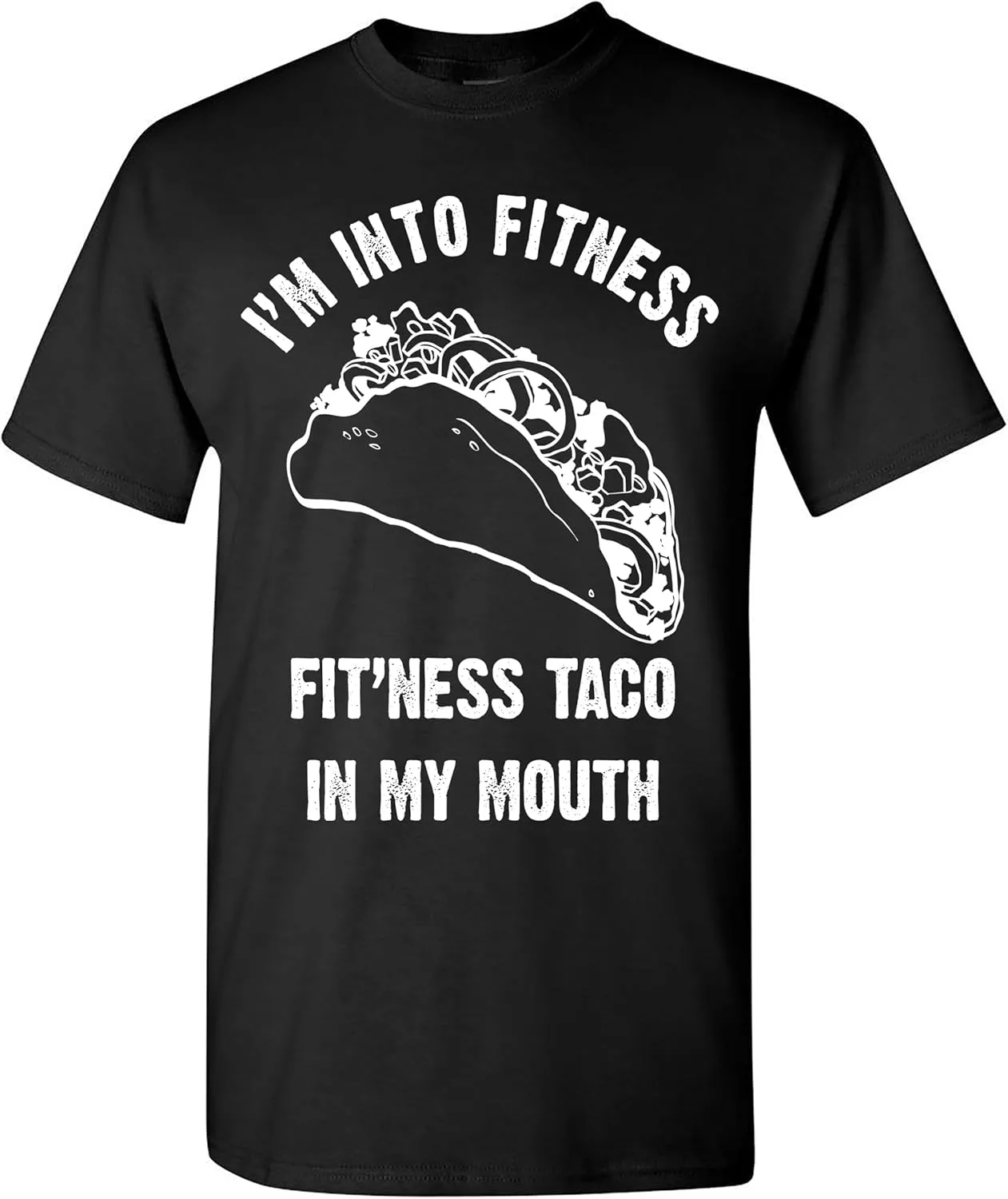 Футболка с принтом "I'm Into Fitness Taco in My Mouth" ZUKIY
Футболка с принтом "I'm Into Fitness Taco in My Mouth" ZUKIY