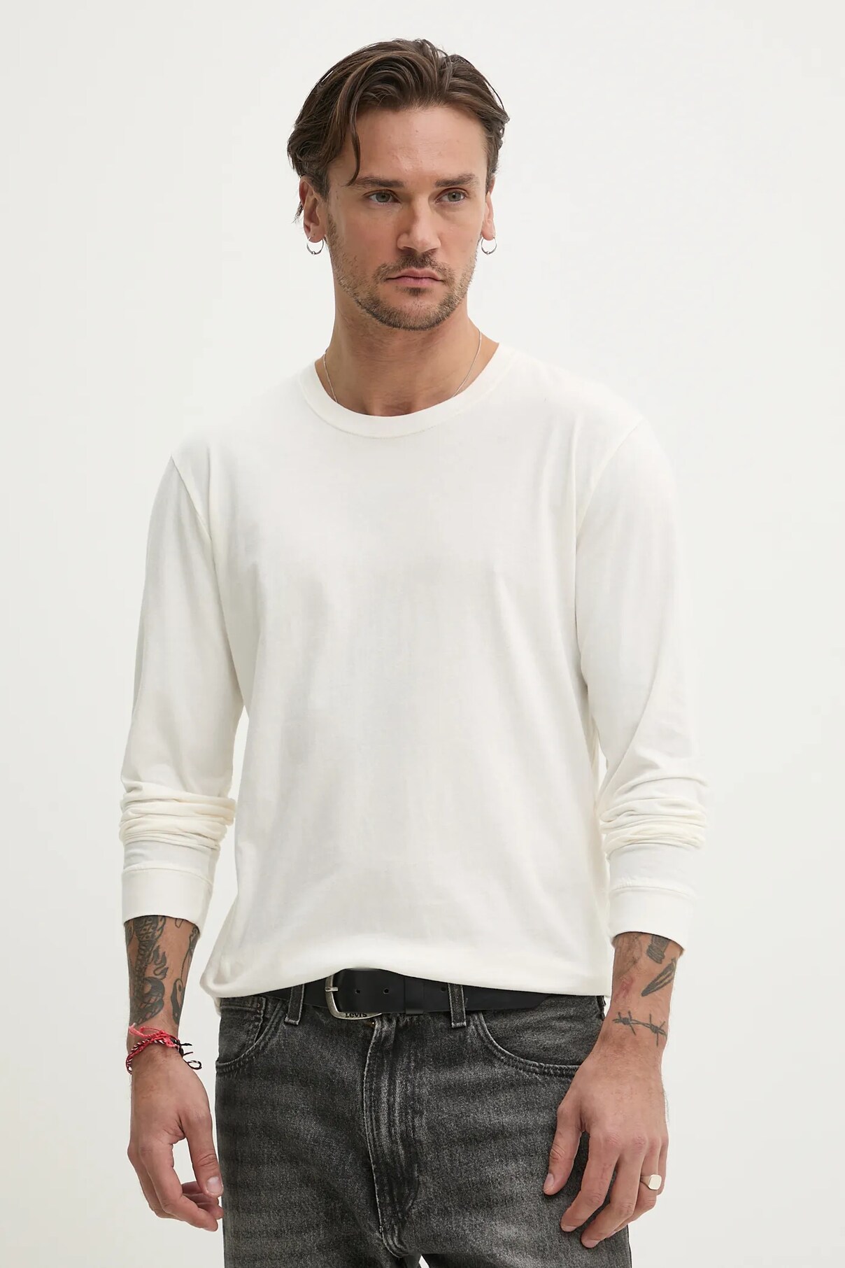 Хлопковая кофта с длинным рукавом Hollister Co., бежевый
Хлопковая кофта с длинным рукавом Hollister Co., бежевый