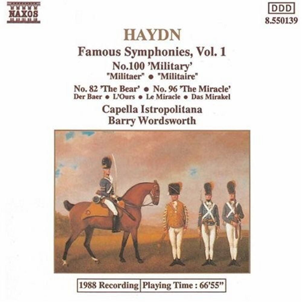 Диск CD Haydn: Famous Symphonies Vol. 1 - Joseph Haydn
Диск CD Haydn: Famous Symphonies Vol. 1 - Joseph Haydn