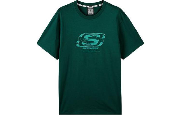 Футболка унисекс садовая зеленая Skechers
Футболка унисекс садовая зеленая Skechers