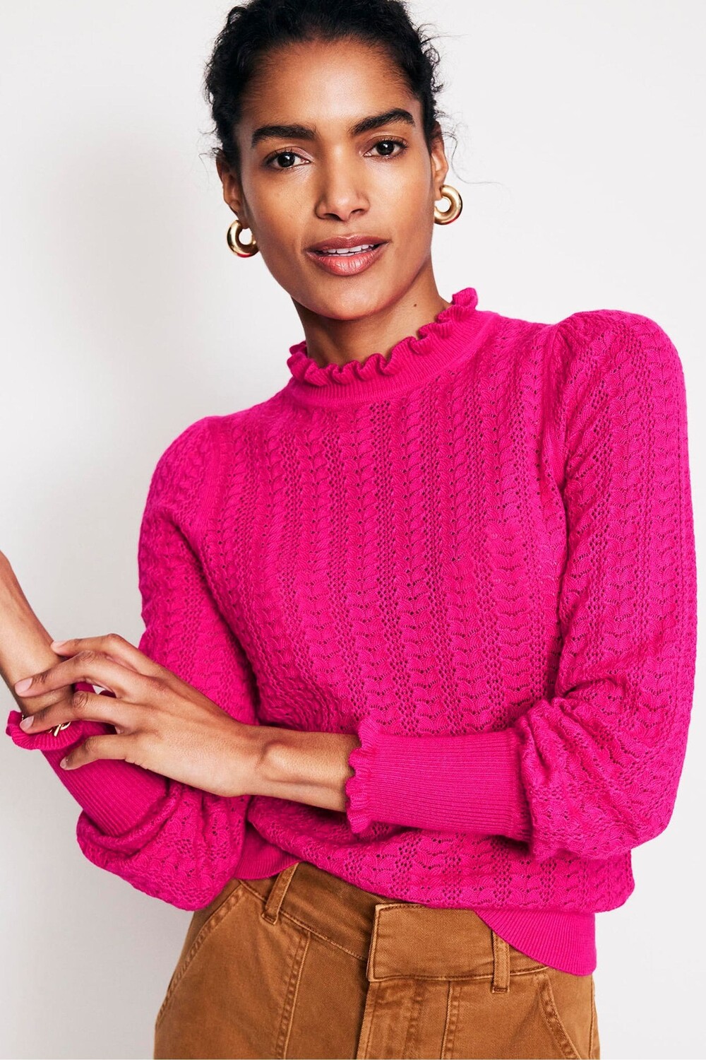 Джемпер с оборками Tia Boden, розовый
Джемпер с оборками Tia Boden, розовый