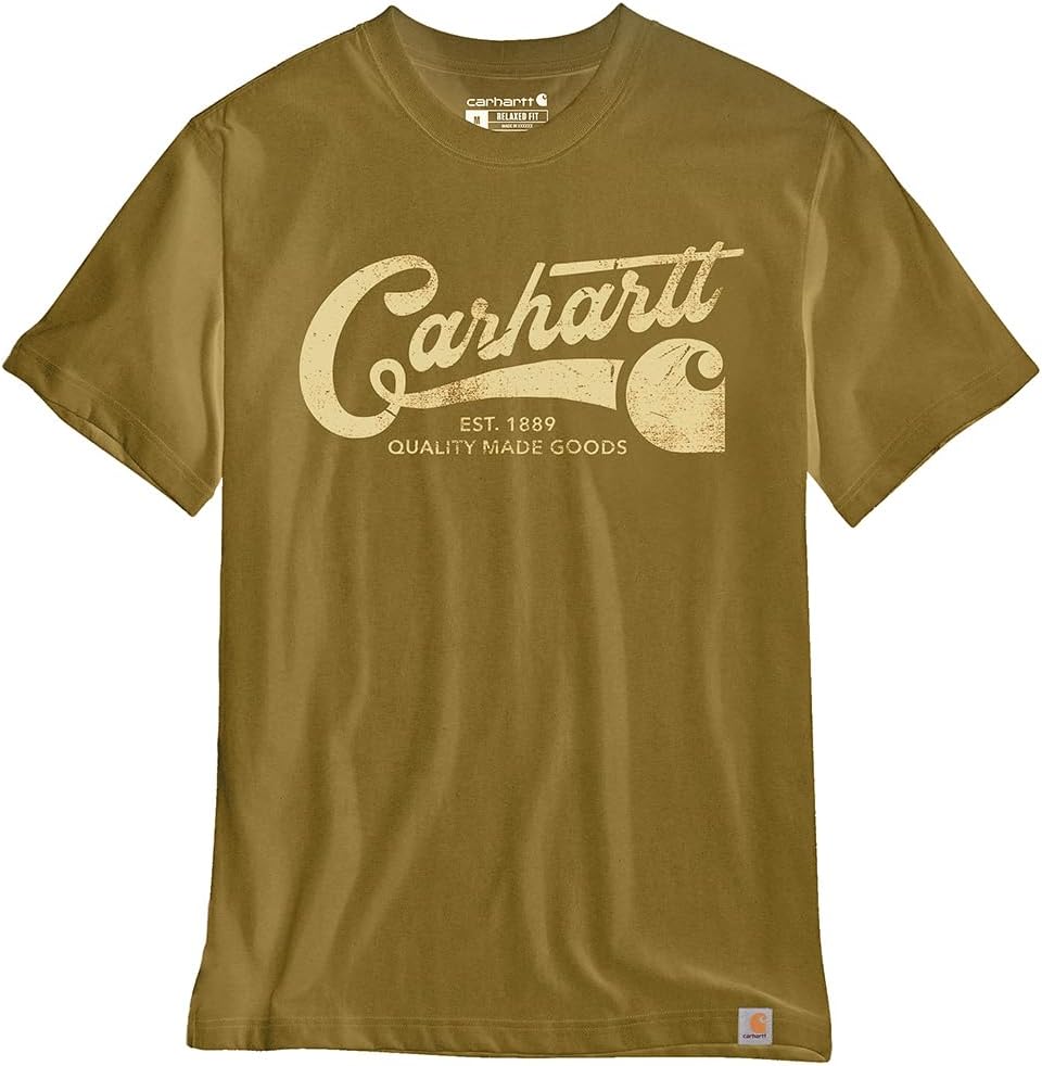 Мужская легкая футболка Carhartt 106531 свободного кроя с коротким рукавом и принтом, Fennel
Мужская легкая футболка Carhartt 106531 свободного кроя с коротким рукавом и принтом, Fennel