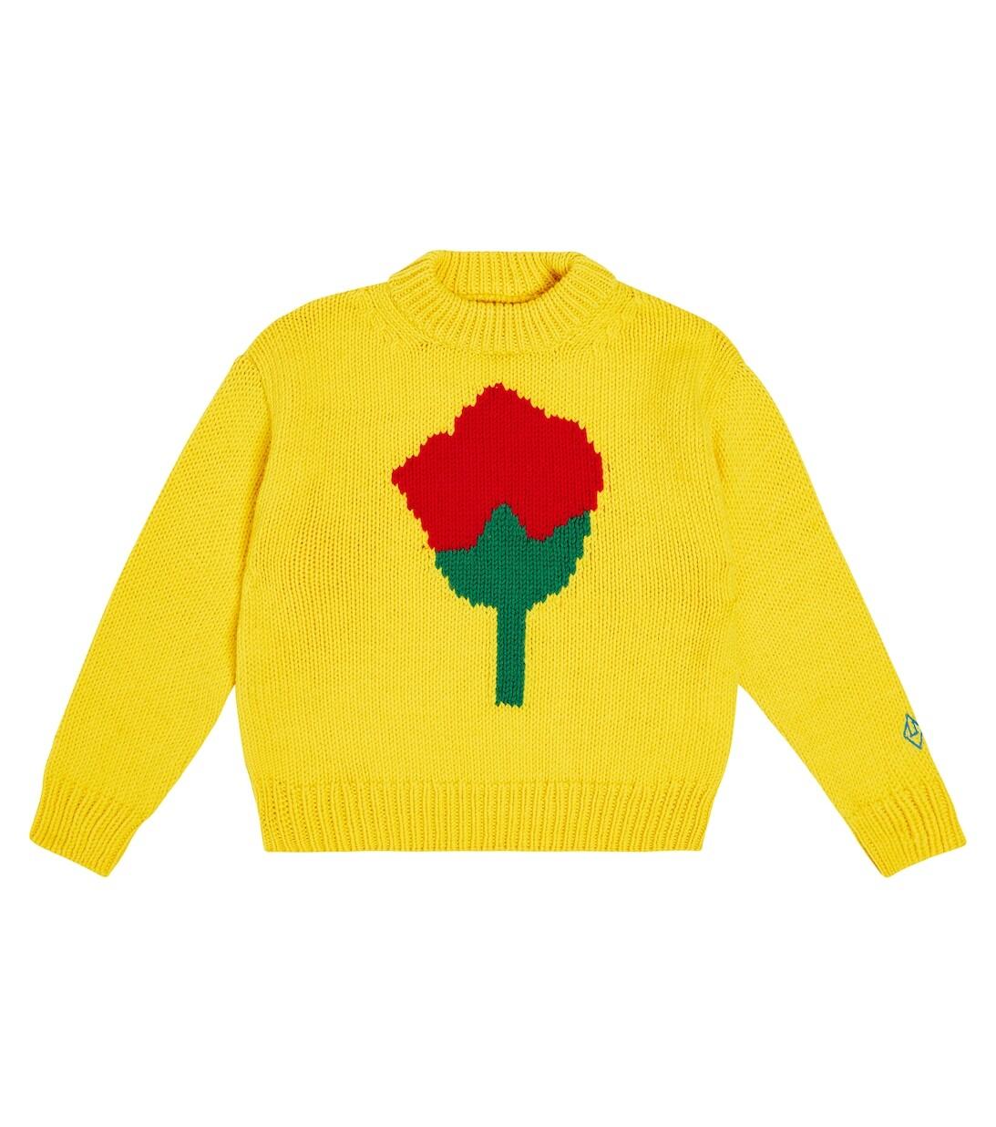 Шерстяной свитер интарсия бык The Animals Observatory, разноцветный
Шерстяной свитер интарсия бык The Animals Observatory, разноцветный