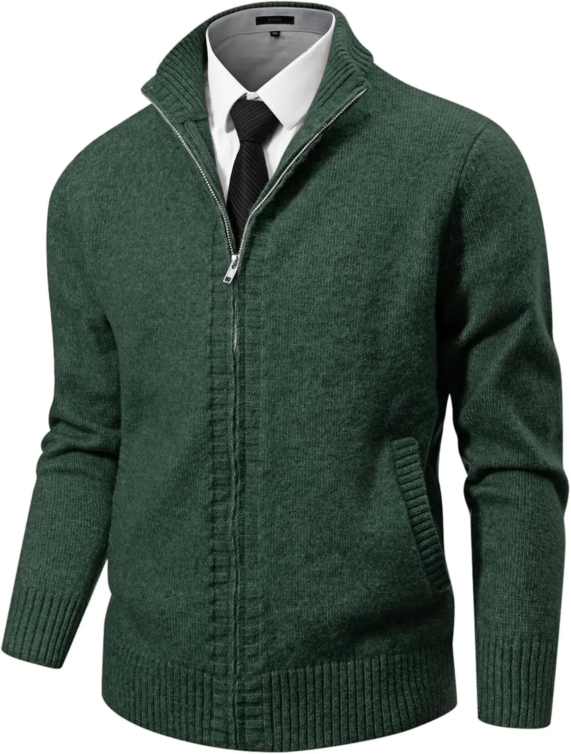 Кардиган мужской NITAGUT с карманами, на молнии, воротник стойка
Кардиган мужской NITAGUT с карманами, на молнии, воротник стойка