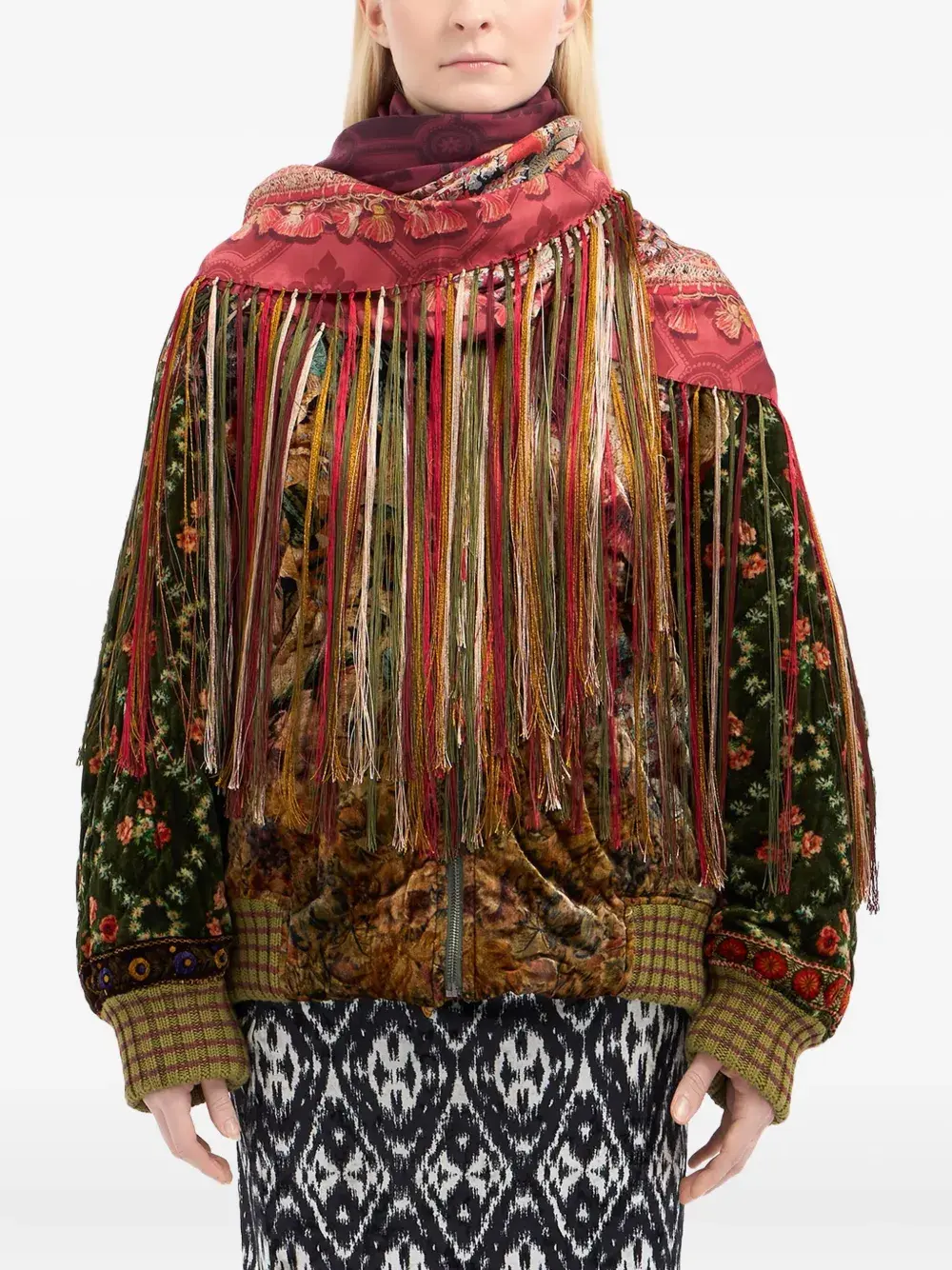 Шарф с кистями и узором "пейсли" Pierre-Louis Mascia, коричневый
Шарф с кистями и узором "пейсли" Pierre-Louis Mascia, коричневый