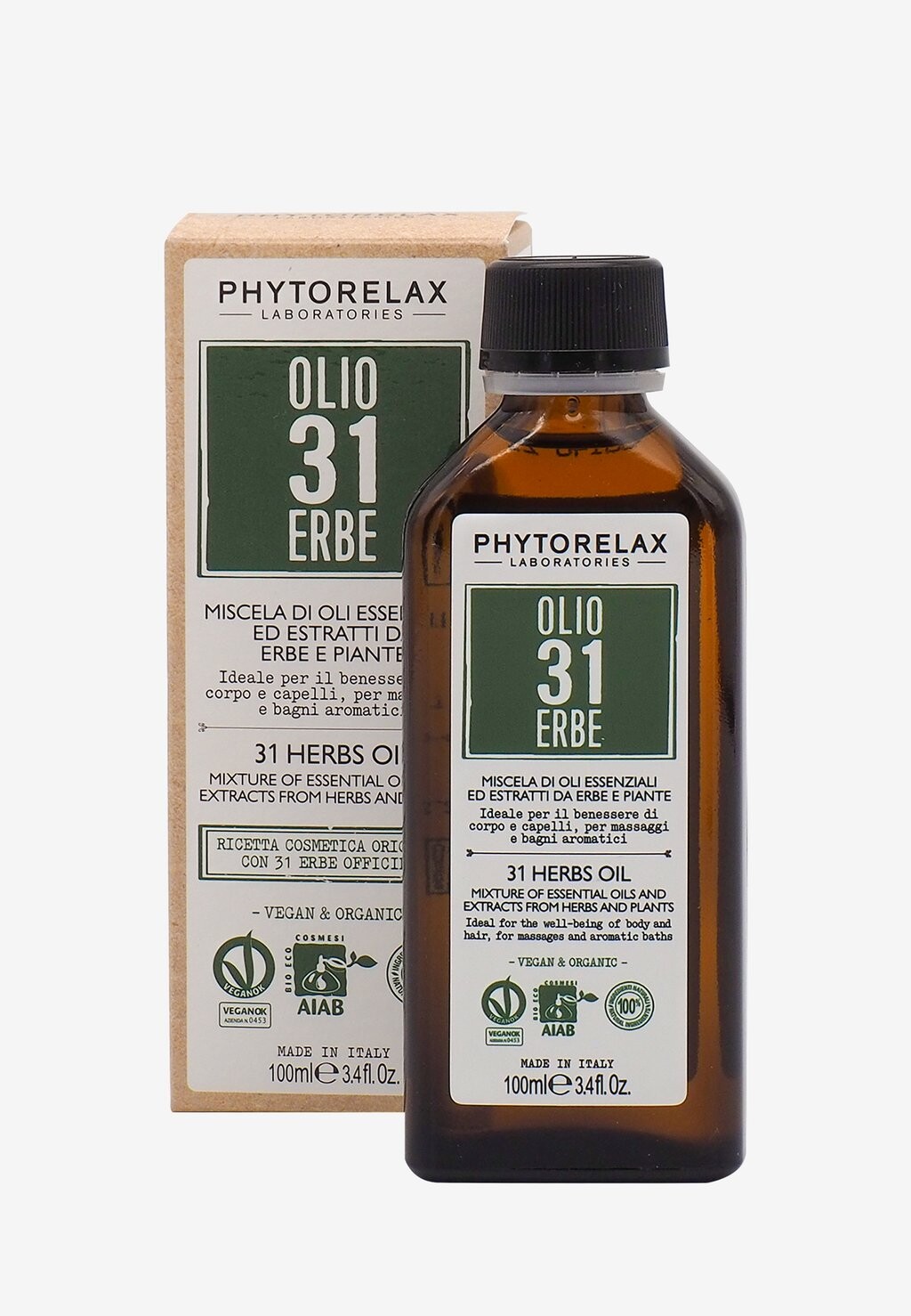 Масло для тела Vegan & Organic31 Herbs Oil Смесь Эфирных Масел И Экстрактов Phytorelax
Масло для тела Vegan & Organic31 Herbs Oil Смесь Эфирных Масел И Экстрактов Phytorelax