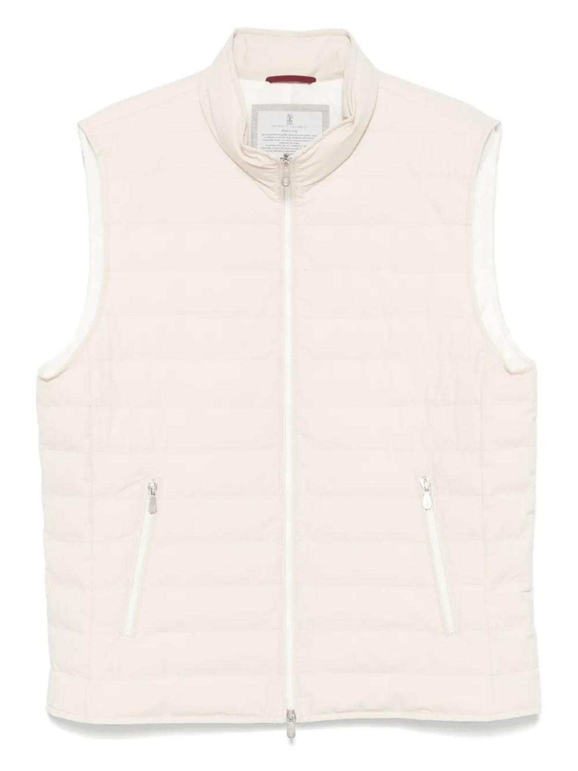 Стеганый жилет Brunello Cucinelli, нейтральный
Стеганый жилет Brunello Cucinelli, нейтральный