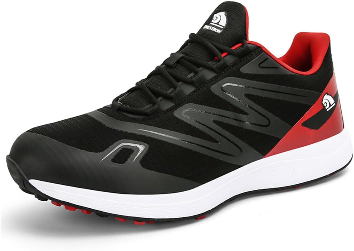 Кроссовки для гольфа с шипами для мужчин, удобная обувь для ходьбы на гольф, для гольфистов, уличная модная обувь для фитнеса Omcam, черный
Кроссовки для гольфа с шипами для мужчин, удобная обувь для ходьбы на гольф, для гольфистов, уличная модная обувь для фитнеса Omcam, черный
