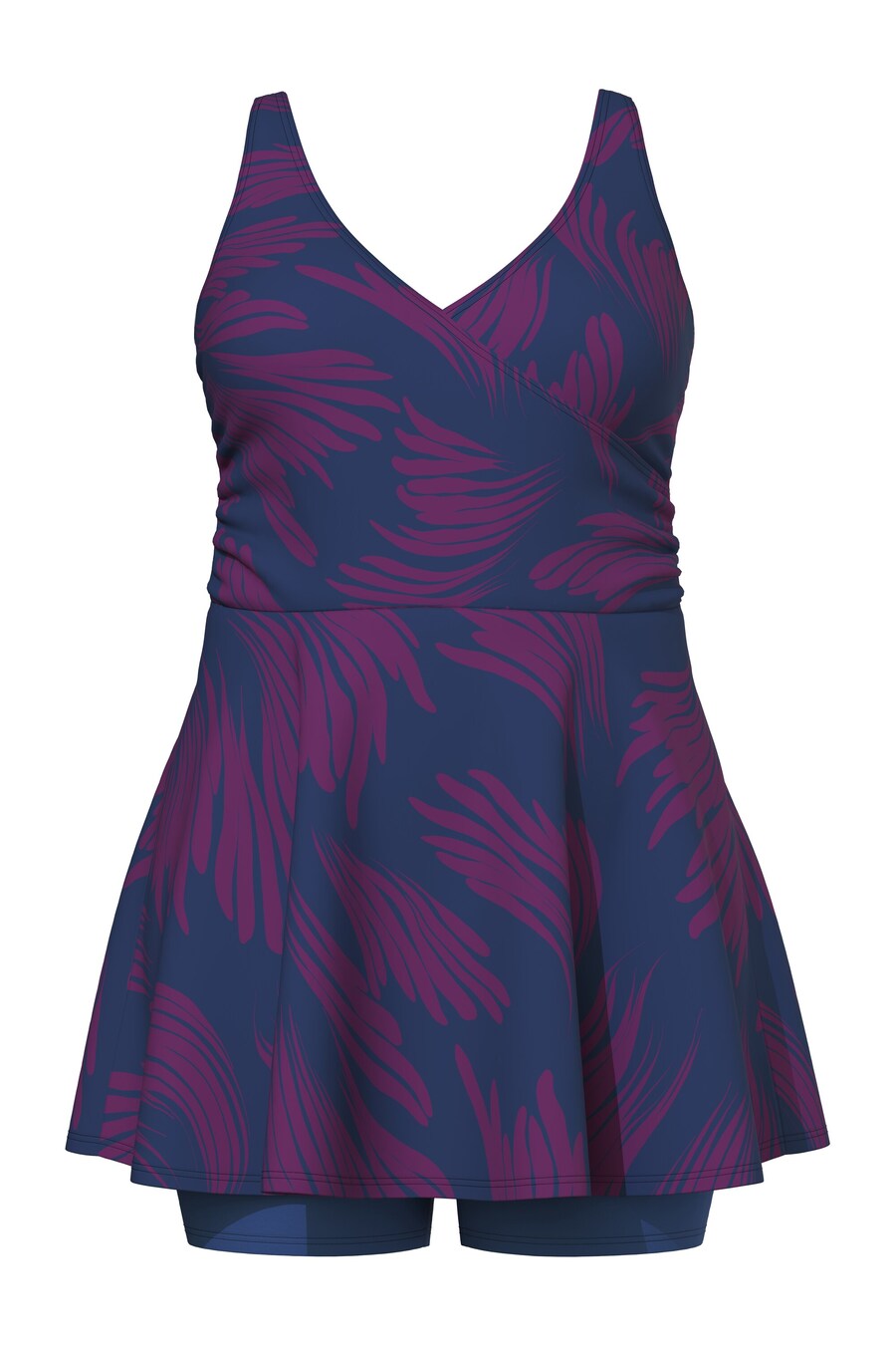 Платье-купальник с треугольными чашечками Ulla Popken April, темно-синий
Платье-купальник с треугольными чашечками Ulla Popken April, темно-синий