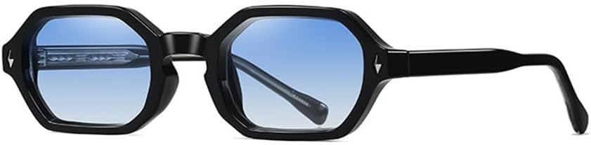 Солнцезащитные очки UV400 - маленькая оправа в стиле панк с заклепками, подходят для вождения, для женщин и мужчин, бега и занятий спортом на открытом воздухе UYPTK, Black Blue
Солнцезащитные очки UV400 - маленькая оправа в стиле панк с заклепками, подходят для вождения, для женщин и мужчин, бега и занятий спортом на открытом воздухе UYPTK, Black Blue