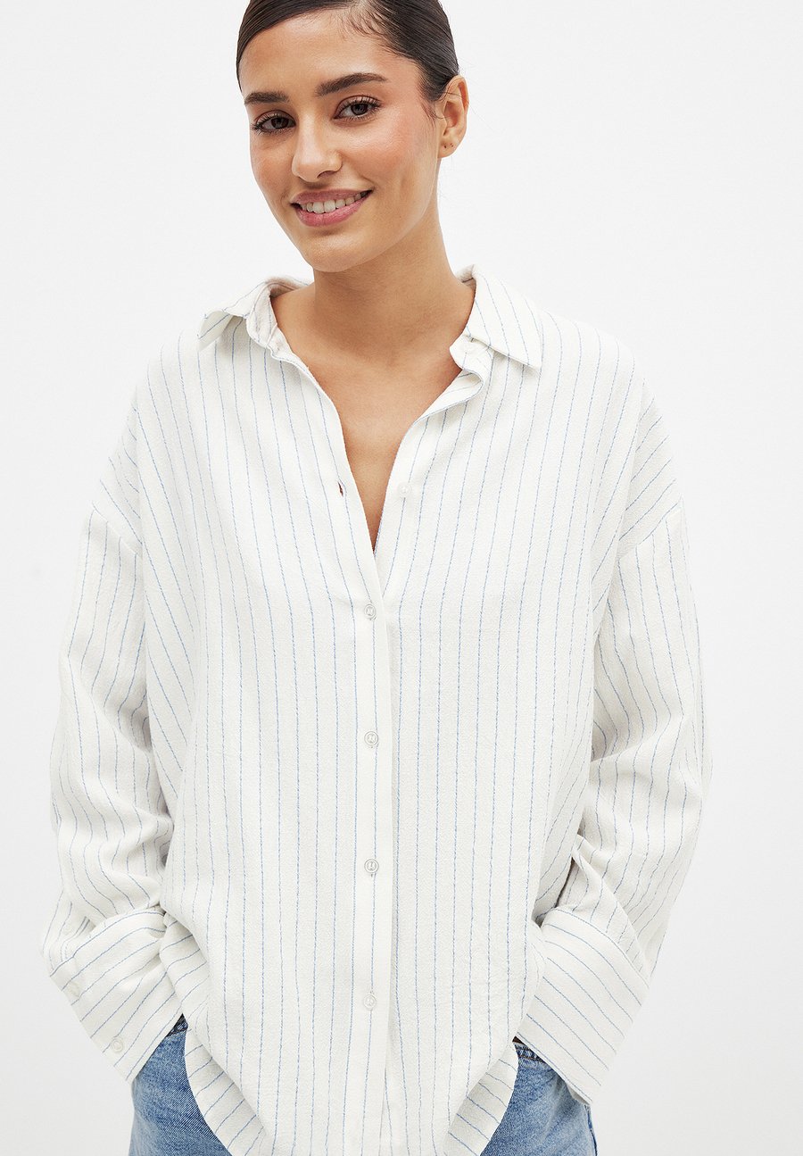 Блуза NA-KD OVERSIZED, Blue White Stripe/White
Блуза NA-KD OVERSIZED, Blue White Stripe/White