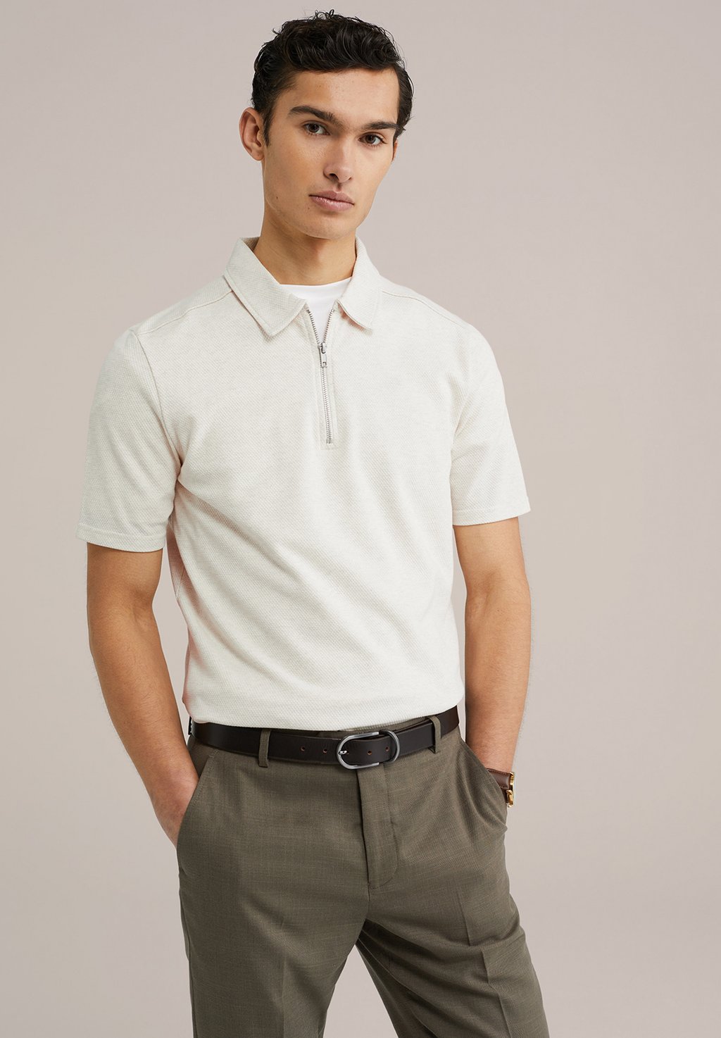 Рубашка поло WE Fashion, бежевый
Рубашка поло WE Fashion, бежевый