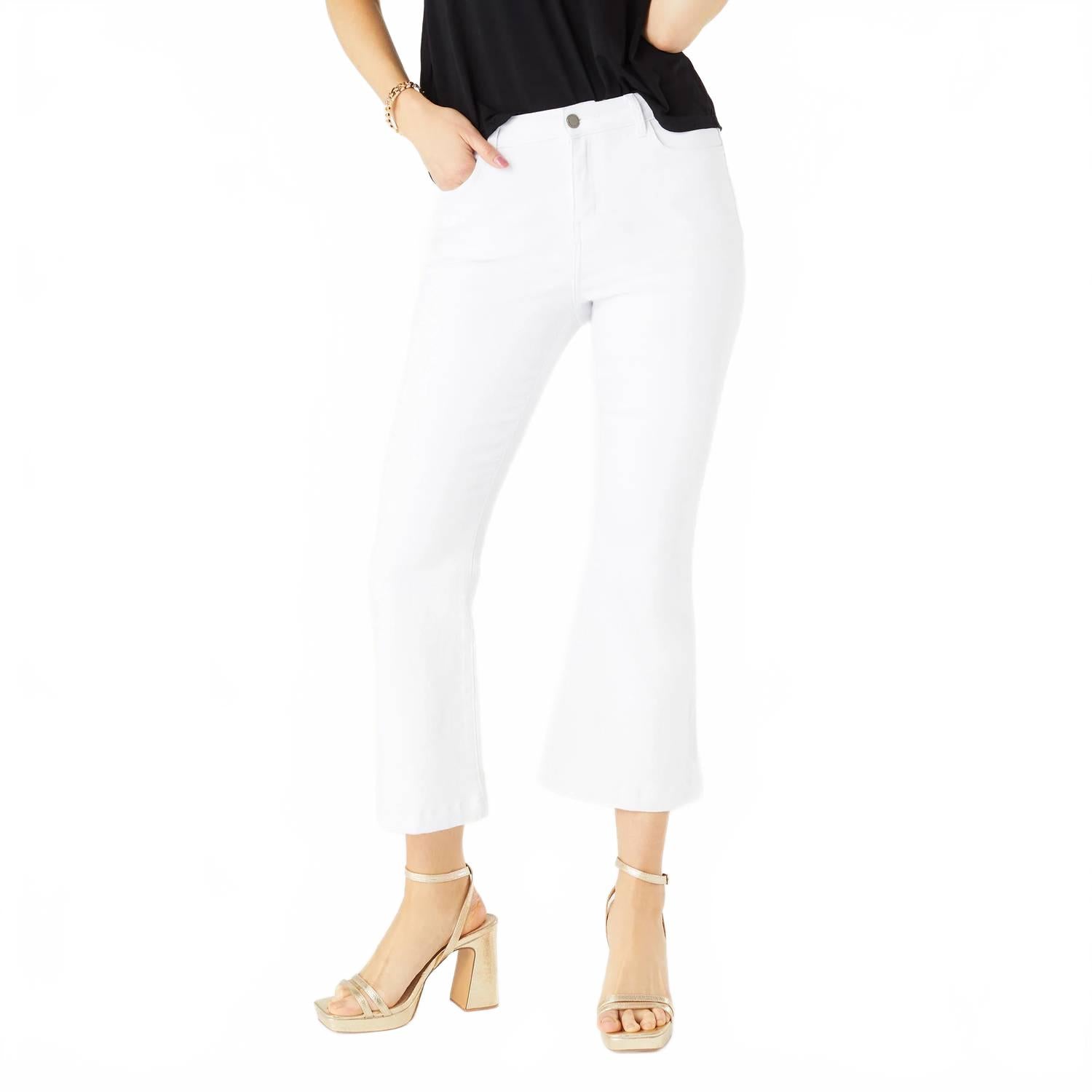 Бекет укороченные расклешенные джинсы в белом цвете COCO + CARMEN
Бекет укороченные расклешенные джинсы в белом цвете COCO + CARMEN