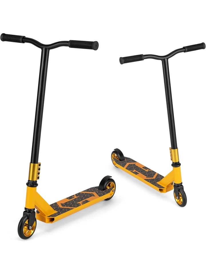 COSTWAY Трюковый самокат для детей от 10 лет и старше, желтого цвета
COSTWAY Трюковый самокат для детей от 10 лет и старше, желтого цвета