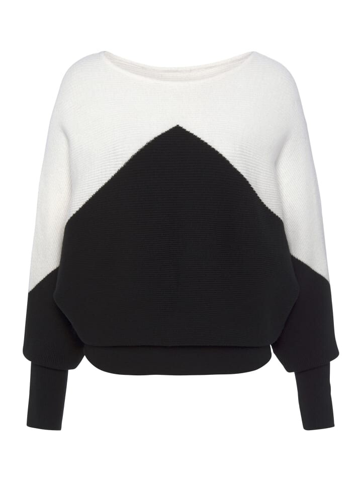 Пуловер LASCANA Strick, цвет weiß-schwarz
Пуловер LASCANA Strick, цвет weiß-schwarz