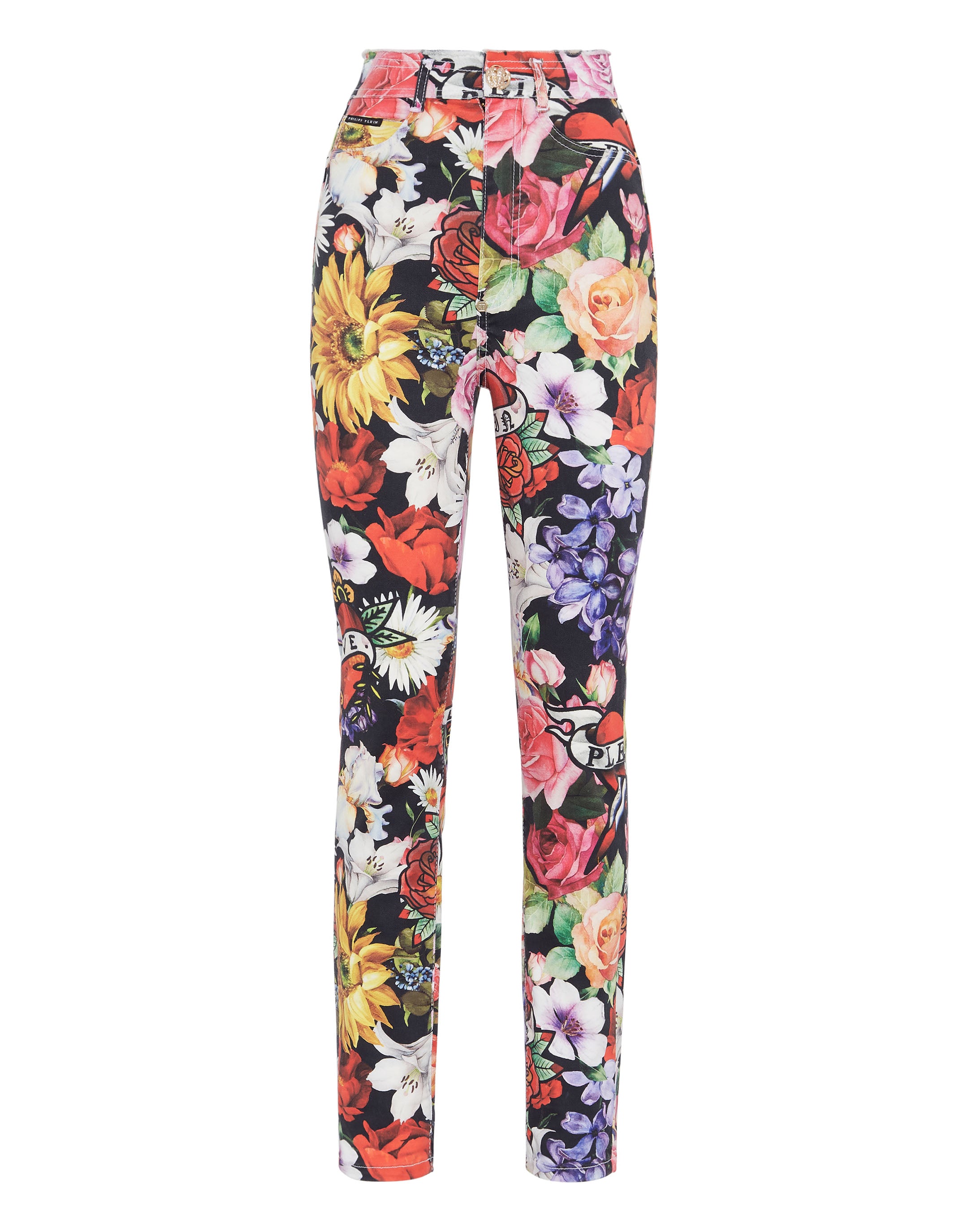 Джинсовые джеггинсы с супер высокой талией Love Flowers PHILIPP PLEIN, черный/мультиколор
Джинсовые джеггинсы с супер высокой талией Love Flowers PHILIPP PLEIN, черный/мультиколор