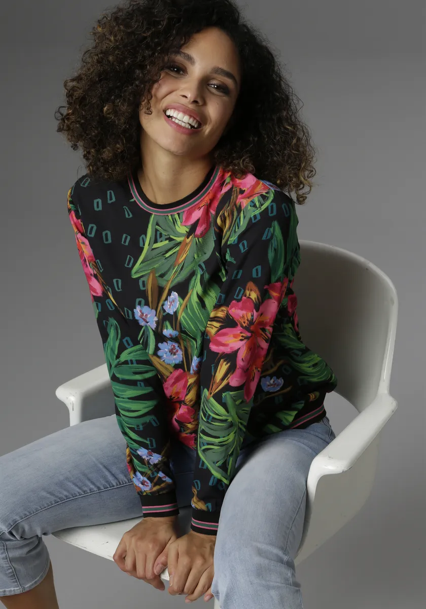 Блузка-рубашка Aniston SELECTED с полосатыми манжетами, синий
Блузка-рубашка Aniston SELECTED с полосатыми манжетами, синий