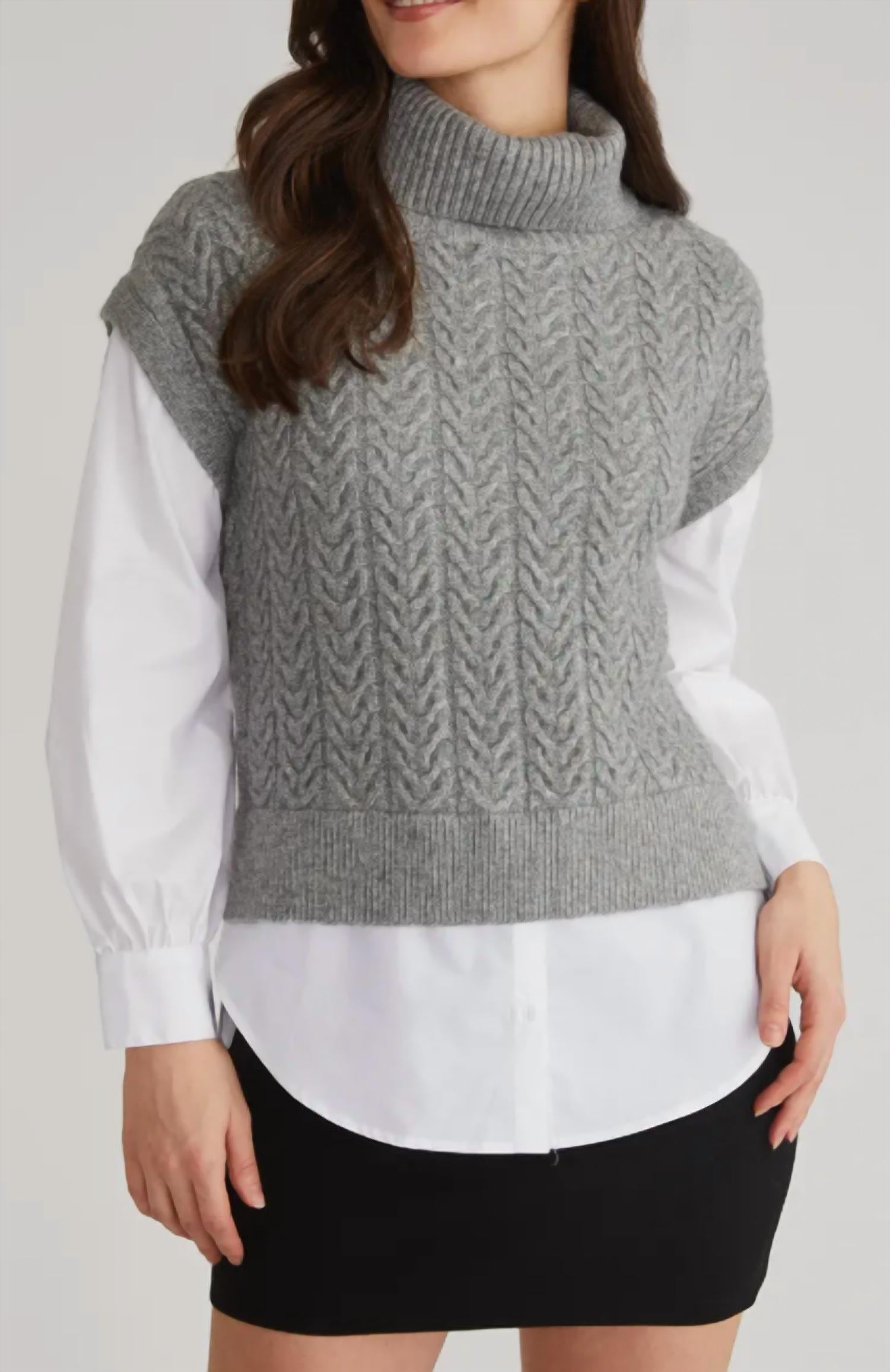 Туника Sofia Twofer в дымчато-сером цвете 525 America, серый
Туника Sofia Twofer в дымчато-сером цвете 525 America, серый