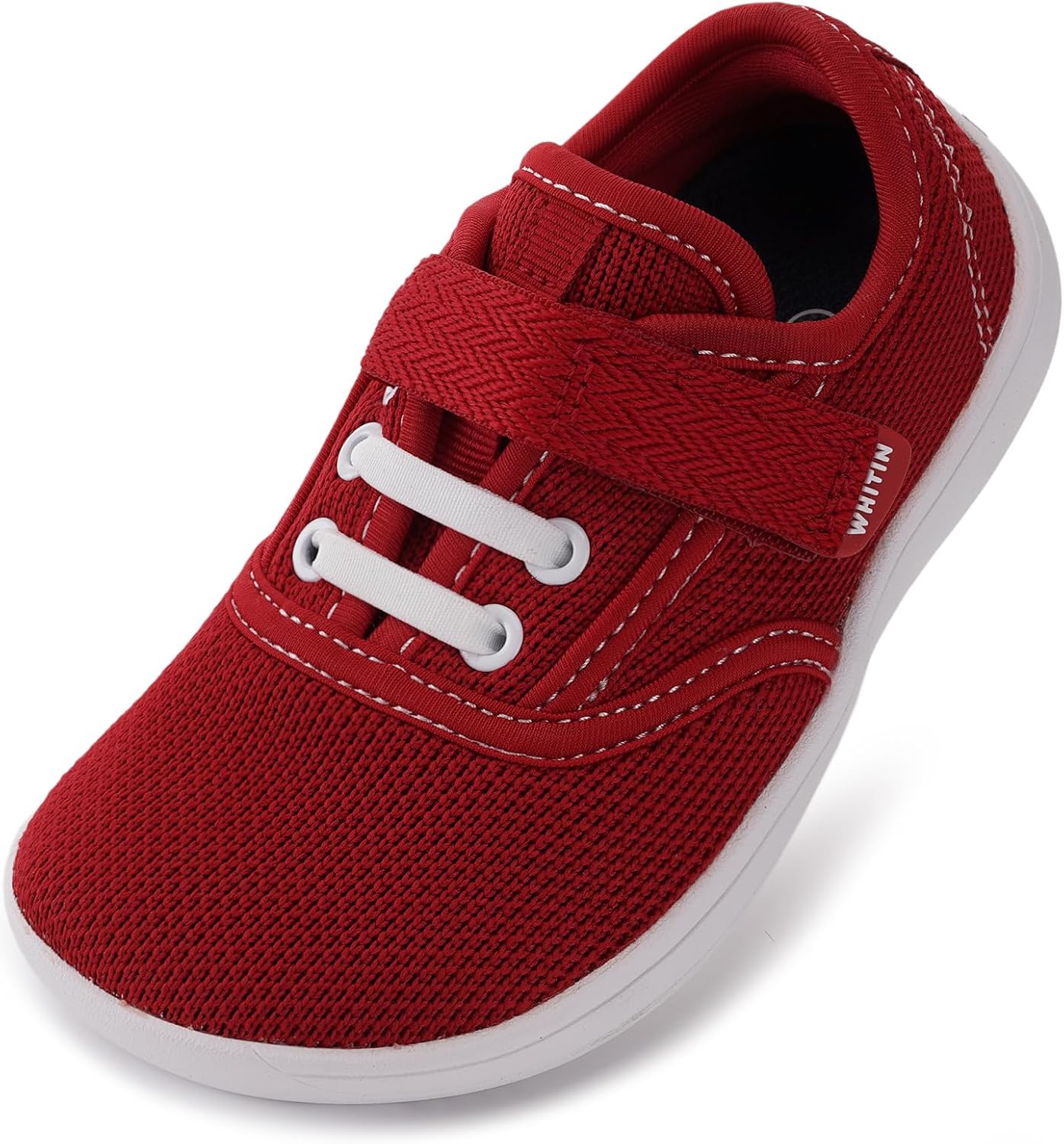 Детские кроссовки WHITIN с широким носком для малышей и детей младшего возраста, а также минималистичные кроссовки для мальчиков и девочек с нулевым перепадом высоты подошвы, красный
Детские кроссовки WHITIN с широким носком для малышей и детей младшего возраста, а также минималистичные кроссовки для мальчиков и девочек с нулевым перепадом высоты подошвы, красный