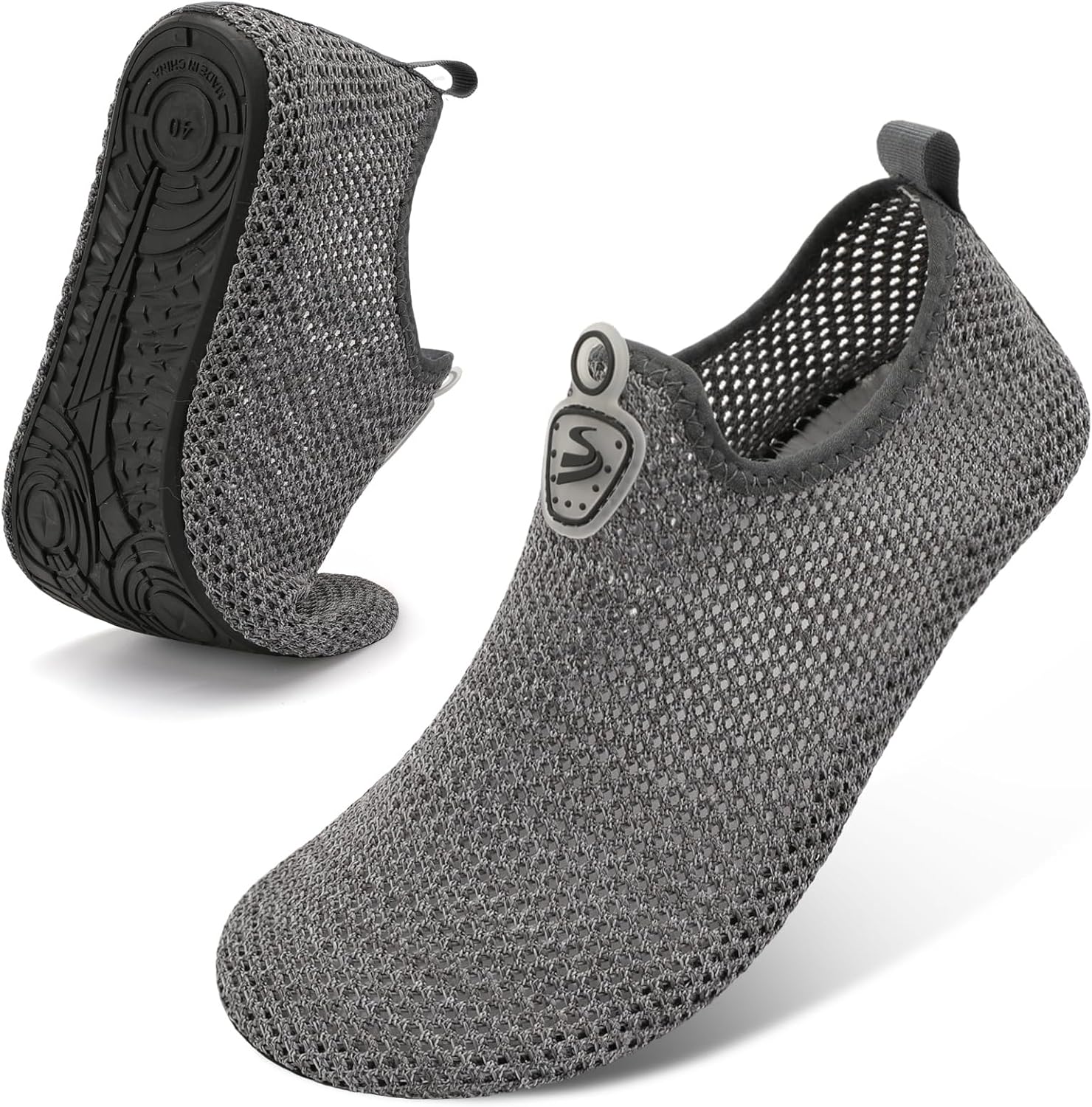 Женские и мужские водные туфли Spesoul с быстрым высыханием, пляжные и для плавания, обувь-босоножки, акваноски, наружные носки для бассейна, реки и дайвинга, серый
Женские и мужские водные туфли Spesoul с быстрым высыханием, пляжные и для плавания, обувь-босоножки, акваноски, наружные носки для бассейна, реки и дайвинга, серый