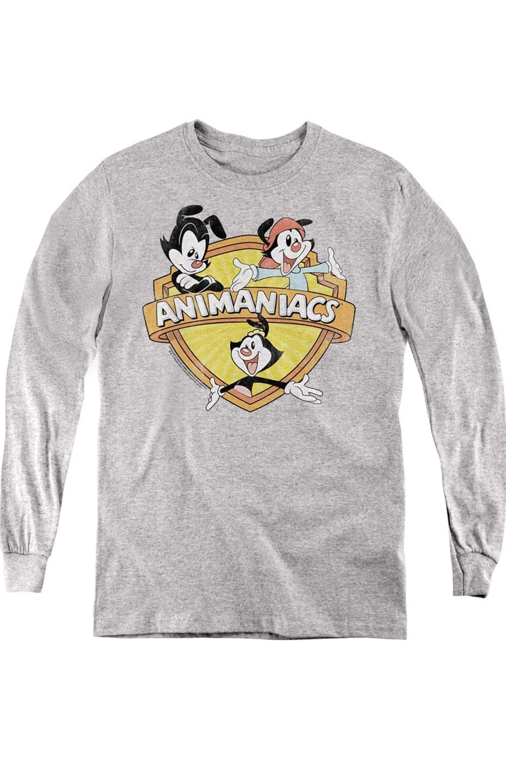 Молодежная толстовка с длинным рукавом Animaniacs Shielded Gildan, Athletic Heather
Молодежная толстовка с длинным рукавом Animaniacs Shielded Gildan, Athletic Heather