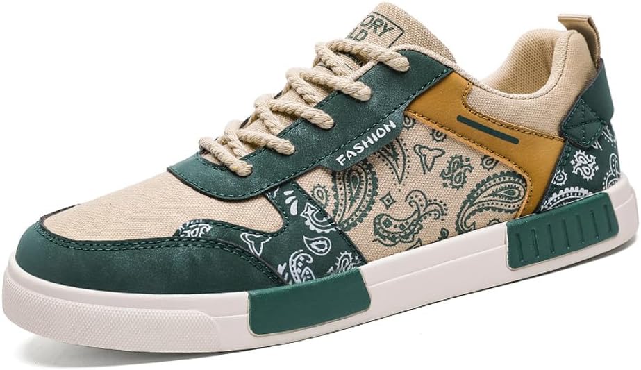 Мужские модные низкие кеды WELRUNG из ткани, повседневные кроссовки для прогулок и скейтбординга, зеленый
Мужские модные низкие кеды WELRUNG из ткани, повседневные кроссовки для прогулок и скейтбординга, зеленый