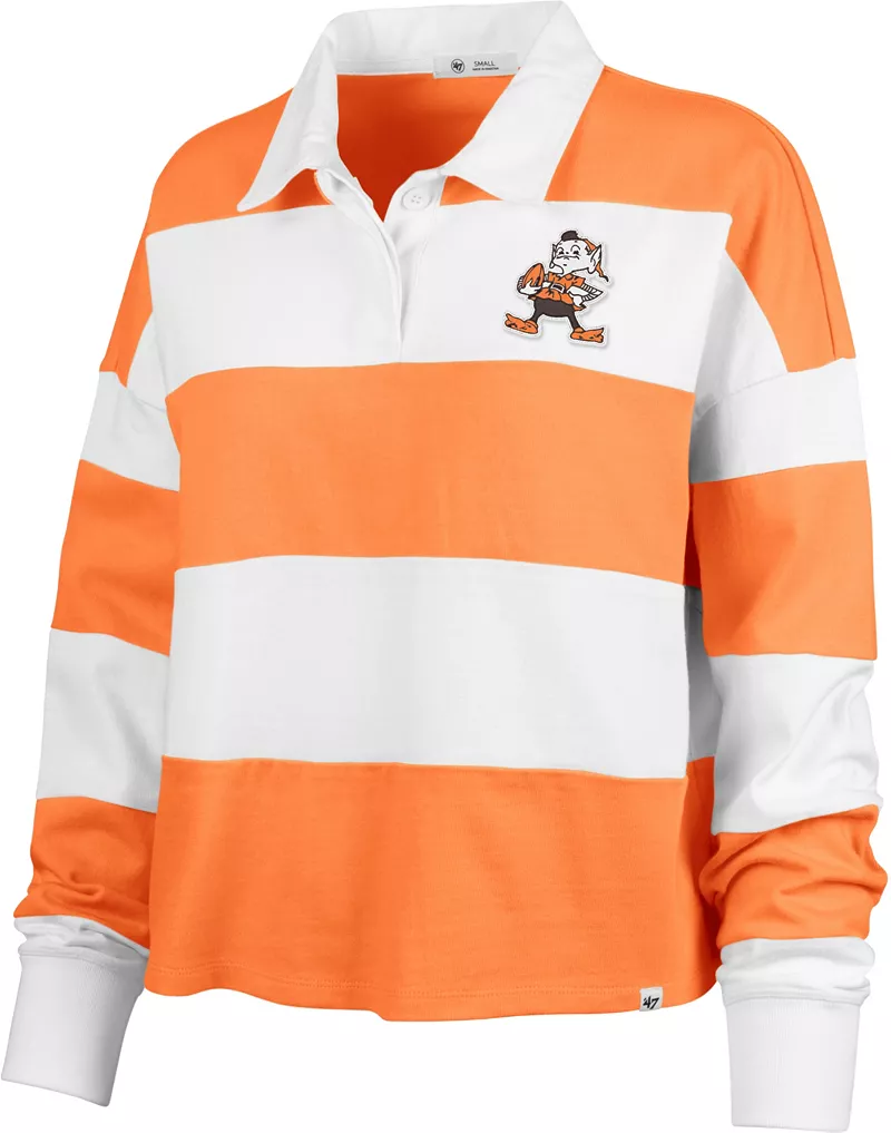 Женская оранжевая футболка с длинным рукавом '47 Cleveland Browns Clubhouse Rugby Throwback Signal
Женская оранжевая футболка с длинным рукавом '47 Cleveland Browns Clubhouse Rugby Throwback Signal