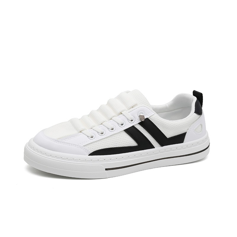 Мужские низкие кроссовки для скейтбординга с износостойким покрытием Meiretu, White Black
Мужские низкие кроссовки для скейтбординга с износостойким покрытием Meiretu, White Black