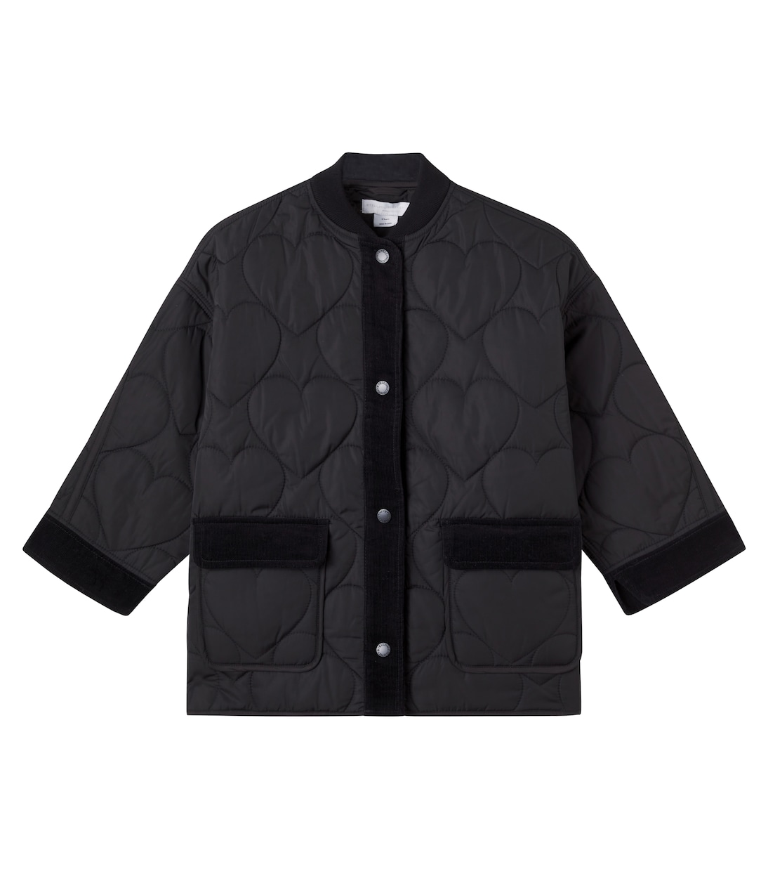 Стеганая куртка с бархатной отделкой Stella McCartney Kids, черный
Стеганая куртка с бархатной отделкой Stella McCartney Kids, черный