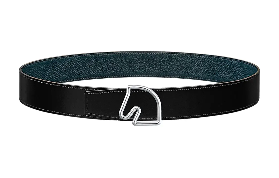 Двусторонний ремень из гладкой кожи с пряжкой и узором "Голова лошади" унисекс черный ширина 3,8 см HERMES
Двусторонний ремень из гладкой кожи с пряжкой и узором "Голова лошади" унисекс черный ширина 3,8 см HERMES