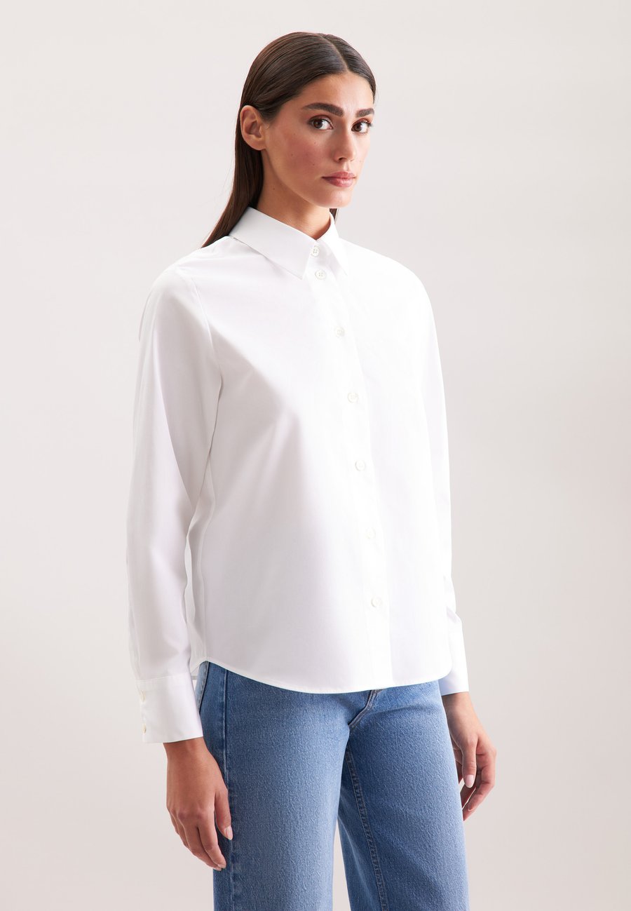 Блуза Seidensticker Button-down blouse, White
Блуза Seidensticker Button-down blouse, White