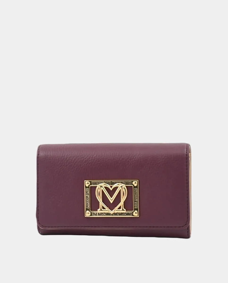 Средний кошелек с логотипом Love Moschino, гранатовый
Средний кошелек с логотипом Love Moschino, гранатовый