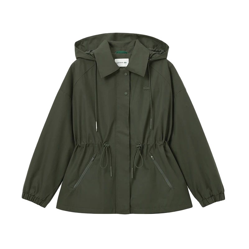 LACOSTE Куртка женская коричневая зеленая, L7A/Brown Green 
LACOSTE Куртка женская коричневая зеленая, L7A/Brown Green