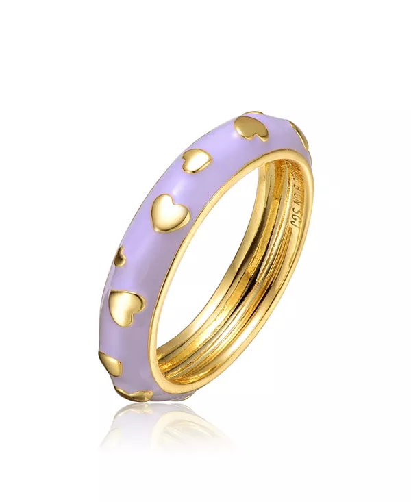 Gigigirl, позолоченное 14-каратным золотом, лавандово-сиренево-фиолетовая эмалевая композиция в форме сердца Rachel Glauber, purple
Gigigirl, позолоченное 14-каратным золотом, лавандово-сиренево-фиолетовая эмалевая композиция в форме сердца Rachel Glauber, purple