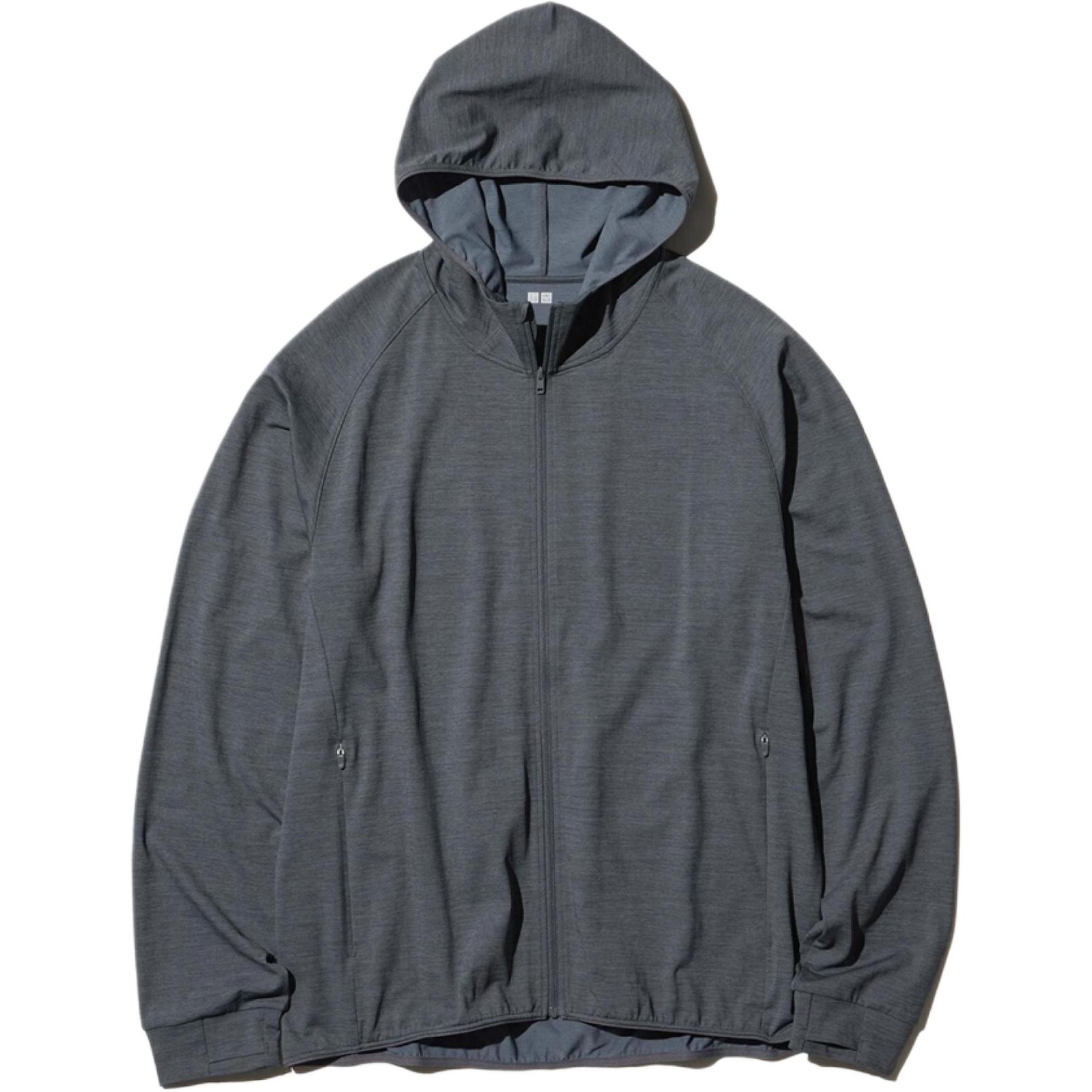 UNIQLO Защитная одежда от солнца с УФ-фильтром унисекс темно-серый, Dark Gray 
UNIQLO Защитная одежда от солнца с УФ-фильтром унисекс темно-серый, Dark Gray