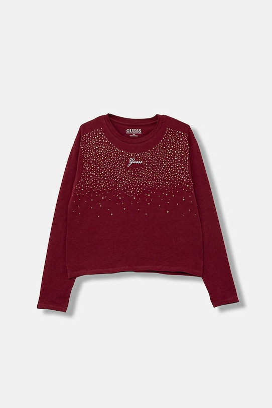 Детский лонгслив Guess, бордовый
Детский лонгслив Guess, бордовый