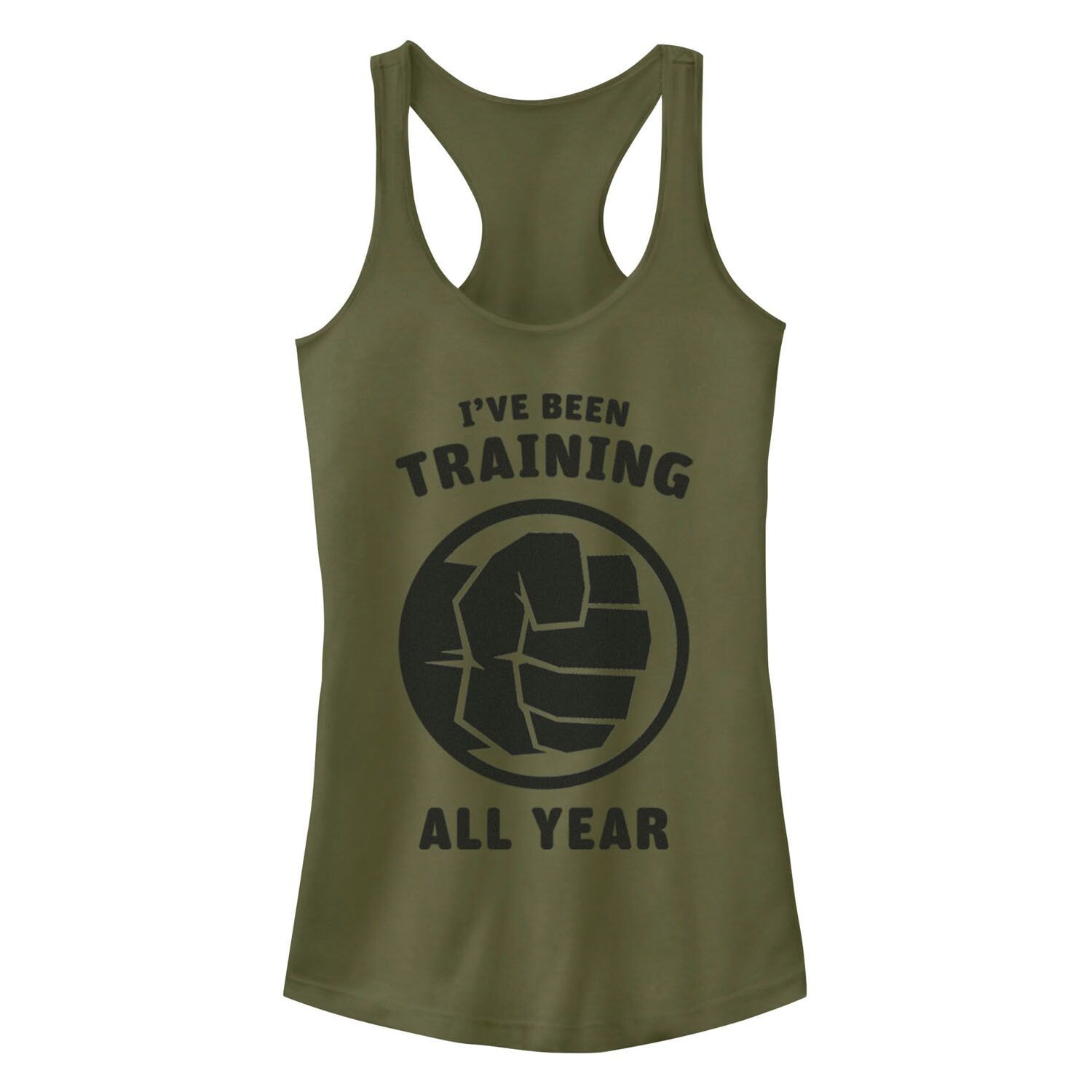 Майка с логотипом для юниоров Marvel Avengers Hulk «Я тренировался весь год» Licensed Character