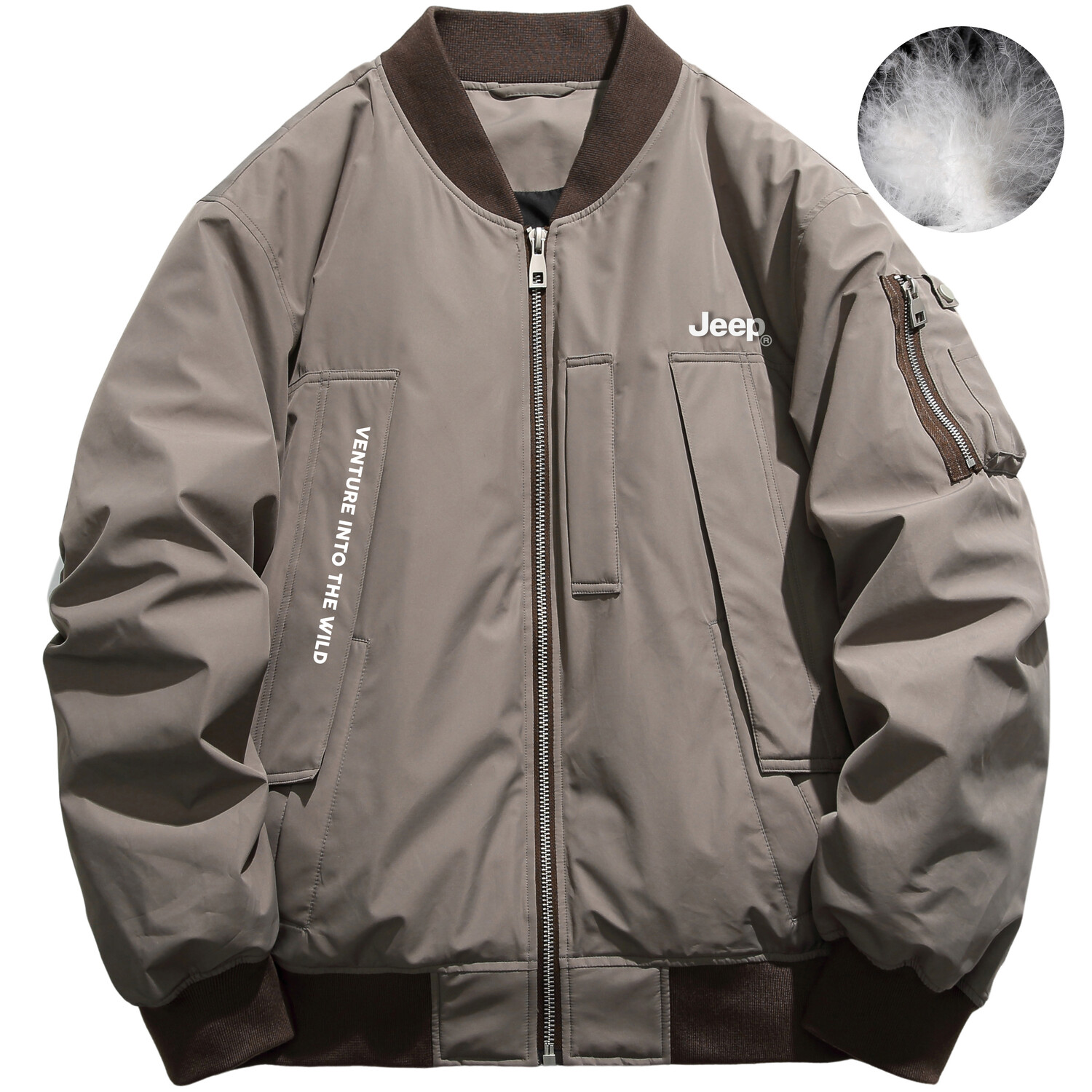 Пуховик унисекс Jeep, черный
Пуховик унисекс Jeep, черный