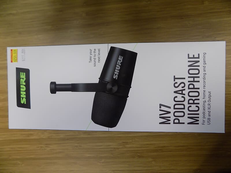 Микрофон для подкастов Shure MV7
Микрофон для подкастов Shure MV7