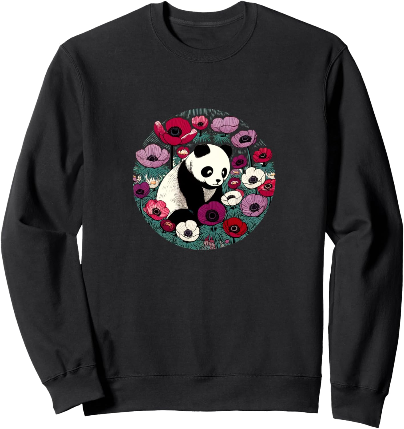 Толстовка с изображением панды и цветочным рисунком панды и анемоны Panda Bears Snugg, черный
Толстовка с изображением панды и цветочным рисунком панды и анемоны Panda Bears Snugg, черный