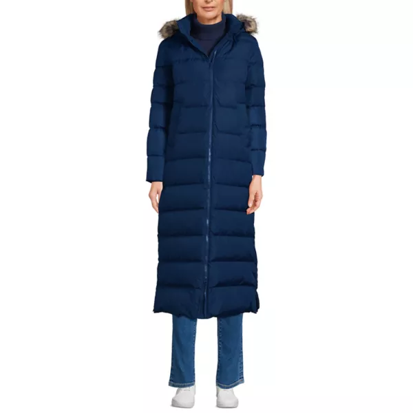 Женское длинное пуховое пальто из материала Channel 600 Lands' End, синий
Женское длинное пуховое пальто из материала Channel 600 Lands' End, синий